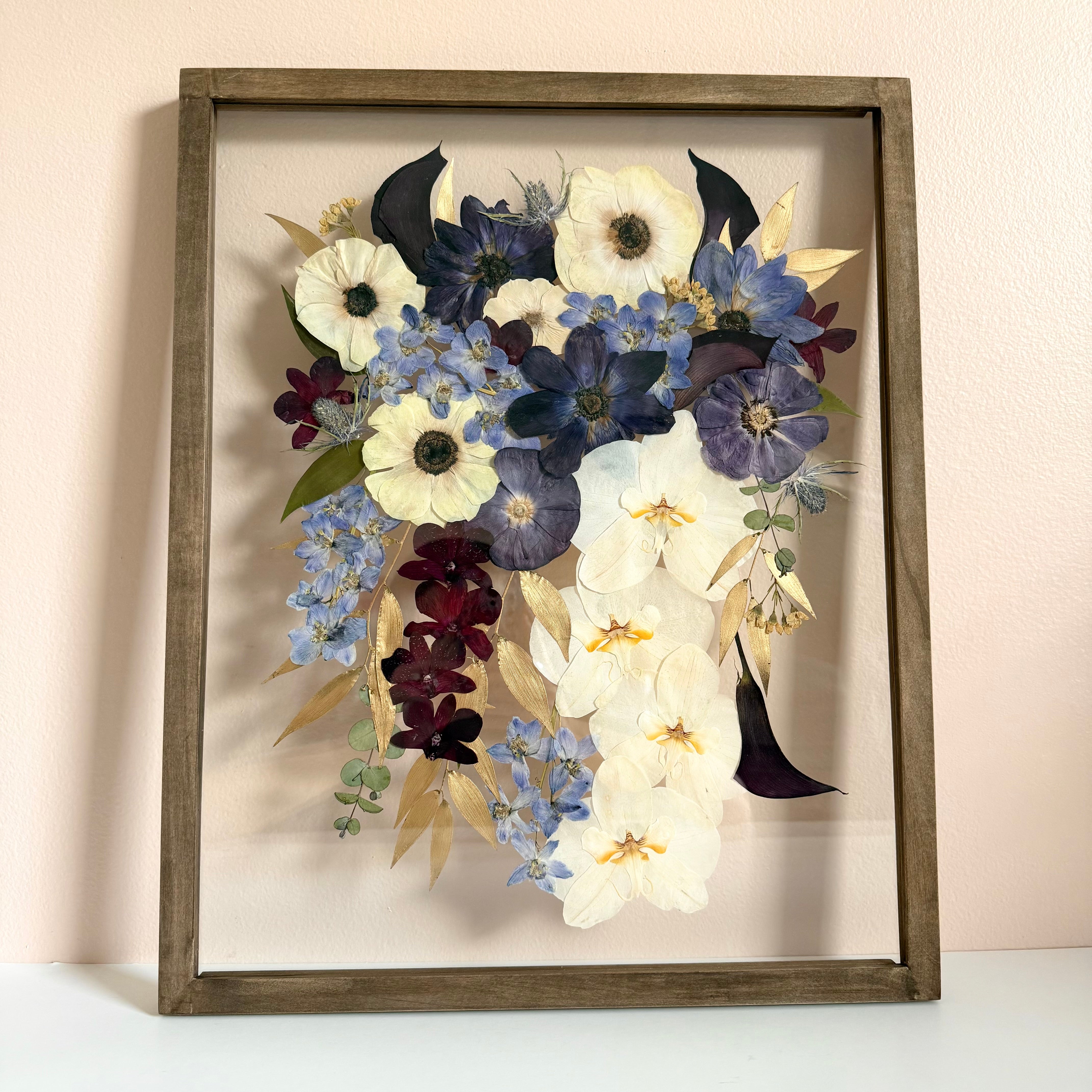 16x20 Frame – Peachy Petals