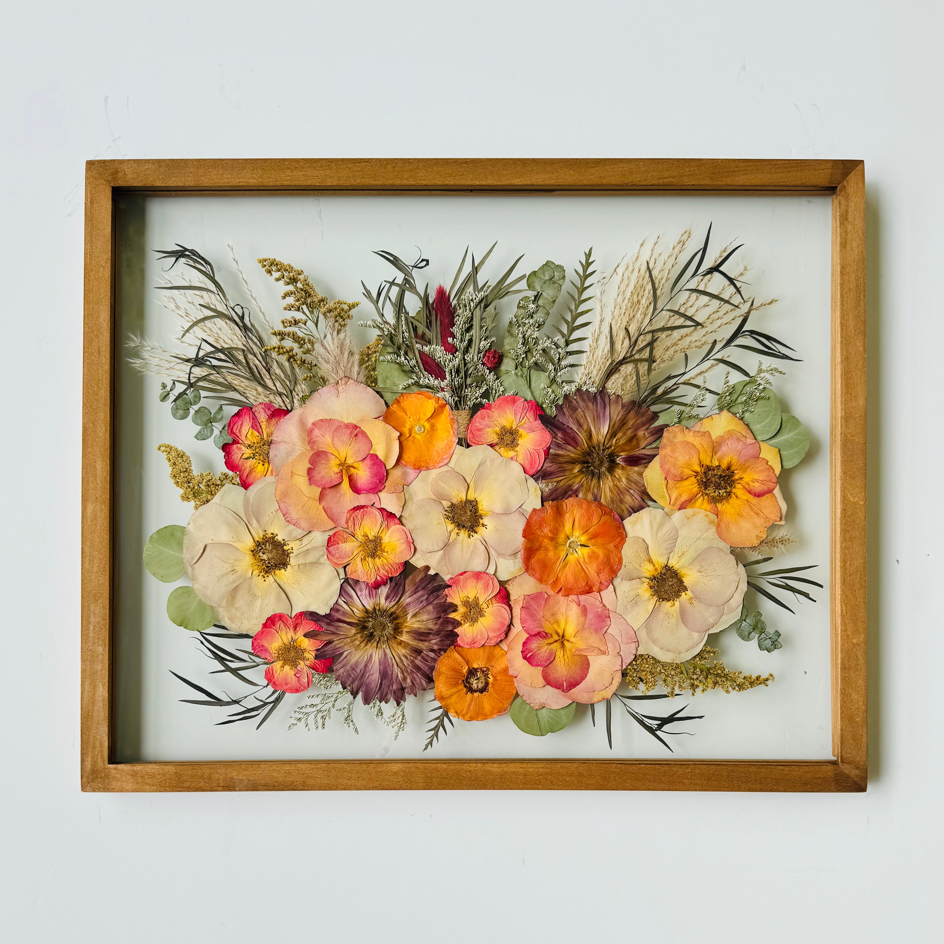 16x20 Frame – Peachy Petals